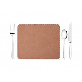 19*23cm PU Leather Placemat (Brown)（10/pack）